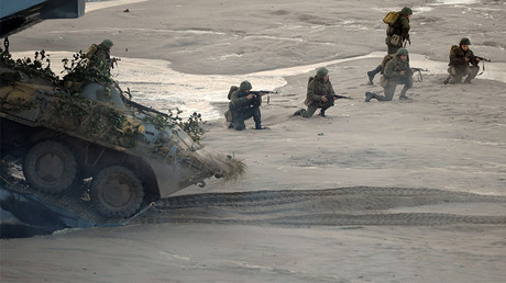 FILE PHOTO: Participants of the West 2013 Russian-Belorussian military exercise.
©
Alexei Druzhinin