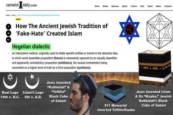 Judaism Satans black cube