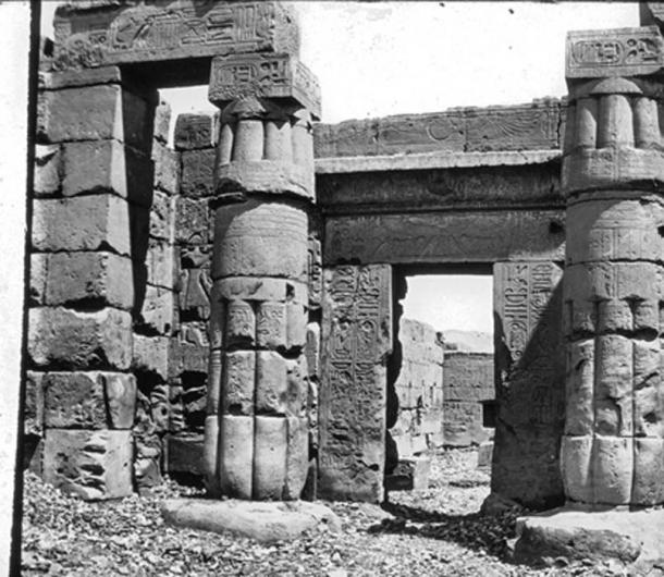 Egypt - Temple of Seti, east entrance, Thebes. (Public Domain)