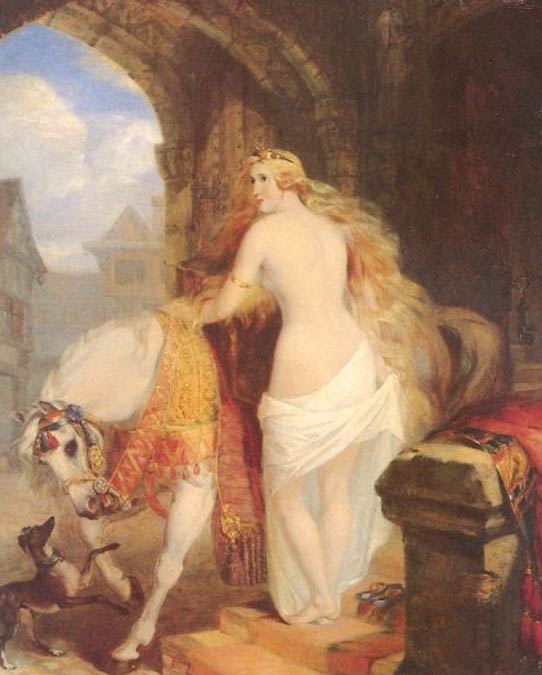 ‘Lady Godiva’ (1850) by Marshall Claxton.