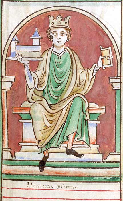 Miniature from Matthew Paris's Historia Anglorum, circa 1253 AD. The portrait is generic and depicts Henry holding the Church of Reading Abbey, where he was buried. (Matthew Paris / Public domain)