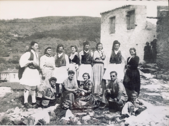 Bangor Greeks visiting Vamvakou