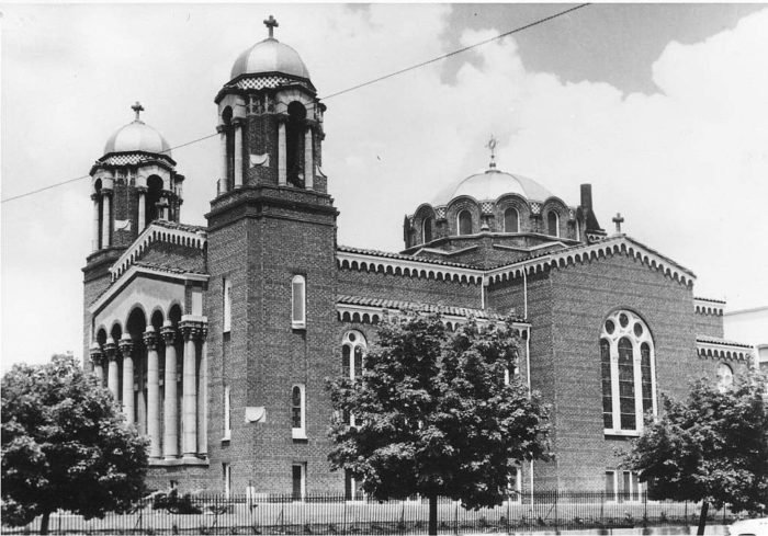 Holy Trinty Church, close to what was Salt Lake City's original Greektown.