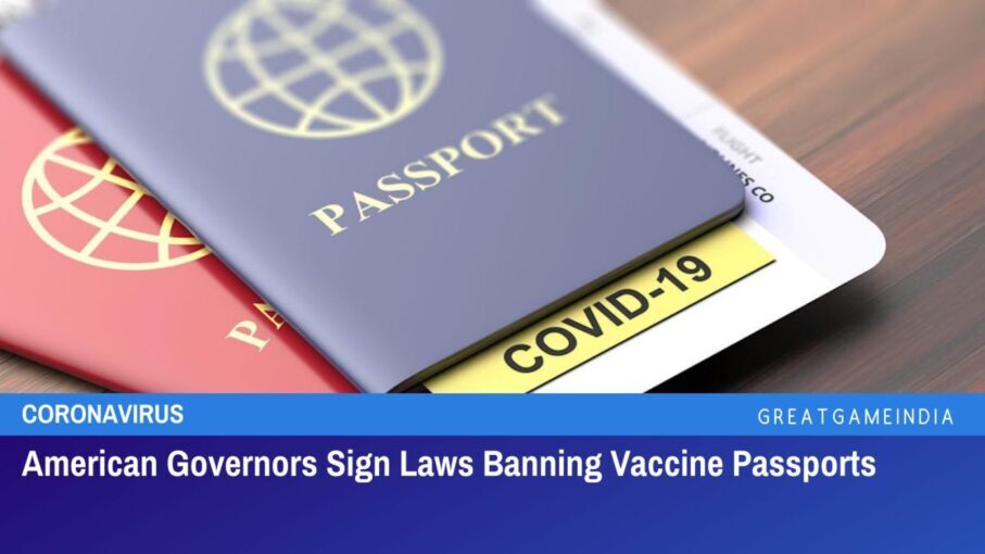 american governors sign laws to ban vaccine passports & mandatory covid 19 vaccination