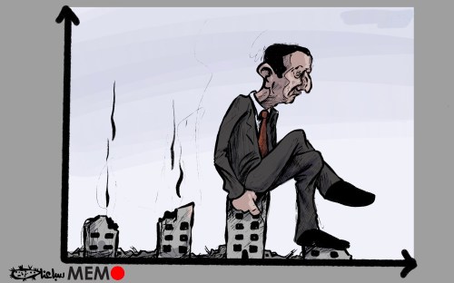 Is Assad ruining Syria's economy? - Cartoon [Sabaaneh/MiddleEastMonitor]
