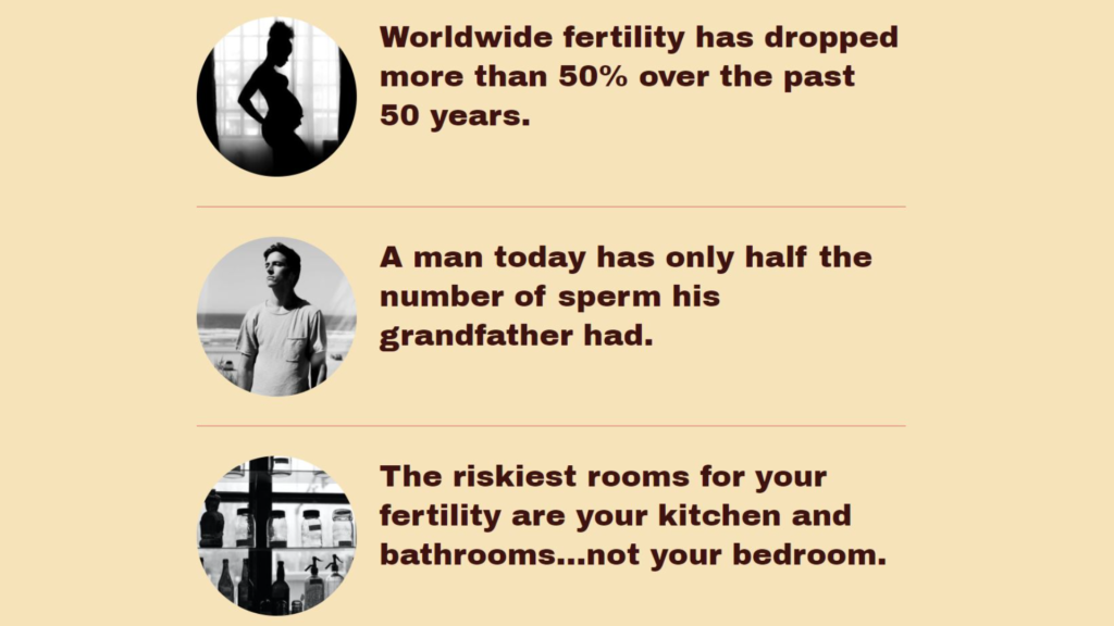 fertility in men dropping