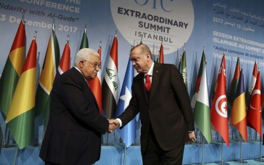 Palestinian Authority President Abbas facilitated call between presidents of Israel and Turkey
