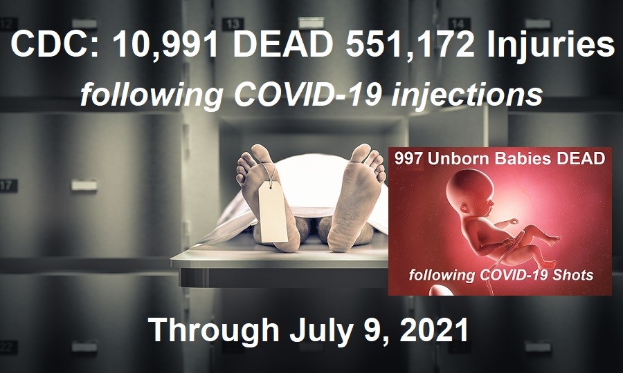 censored cdc records almost 12,000 deaths in 7 months following covid 19 injections