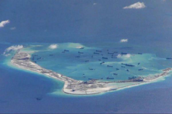China dredging Mischief Reef in the Spratly Islands