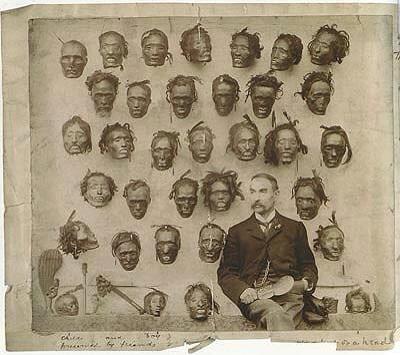 Zionist Jews loved to scalp and collect heads too