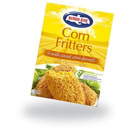 Birds Eye Corn Fritters GMO Corn products
