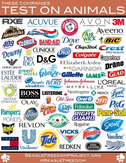 Companies that test on animals