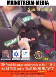 israel Mossad still wearing their Star of David when they pose as islamic Terrorists