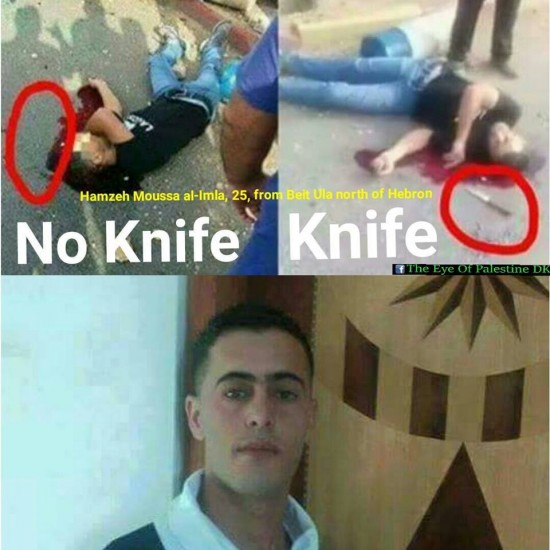 israel planting knives after they kill palestinians