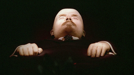 The embalmed body of Vladimir Lenin in the Mausoleum in Red Square. © Oleg Lastochkin