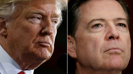 US President Donald Trump (L) and FBI Director James Comey © Reuters