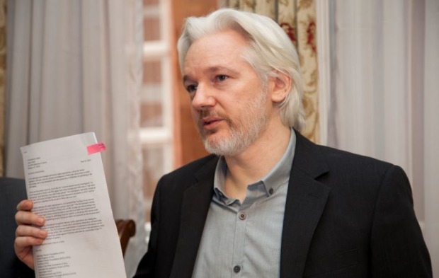 Julian Assange whistleblower DNC emails Russian hackers CIA