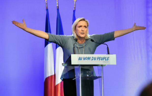 Marine Le Pen mainstream media trust