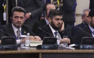 Mohammead Alloush and Osama Abu Zaid during the previous round of Astana talks in January 2017, walked out of the talks protesting - so what "deal" was reached? 