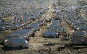 Syrian refugee camp 2015