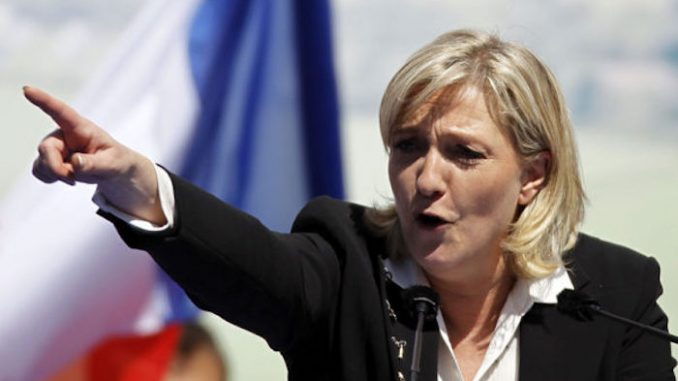 French presidential candidate Marine Le Pen has vowed to regain national sovereignty by pulling France out of the eurozone, bringing back the French Franc, and debarring the Rothschild cartel.