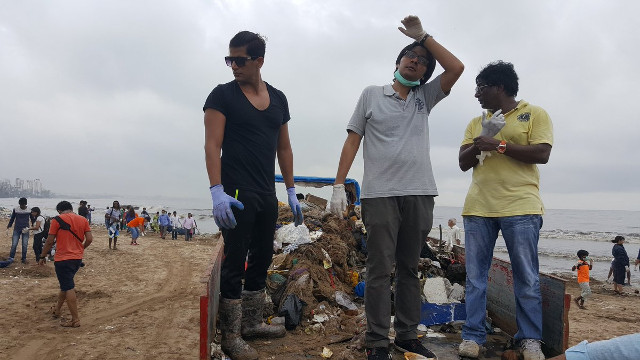 Versova beach cleanup India