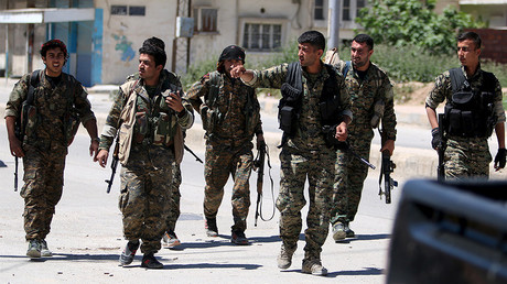 FILE PHOTO: Kurdish fighters from the People's Protection Units (YPG), Syria. © Rodi Said