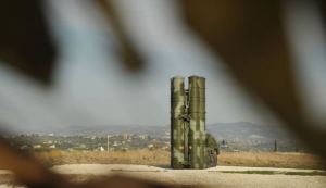 S-400 battery, here deployed in Syria to protect Russian military assets.