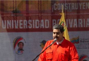 President Maduro obsessing about the presence of  denounces the presence of “traitors” everywhere. It's not a coup, when we do it it's called a revolution? (Prensa Presidencial)