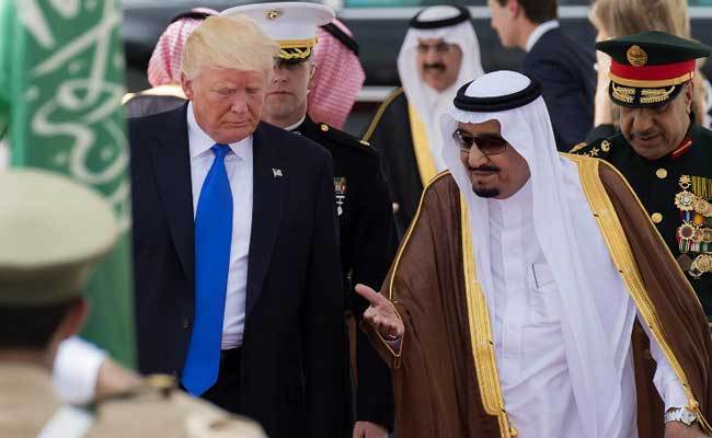 US President Donald Trump - Saudi King Salman
