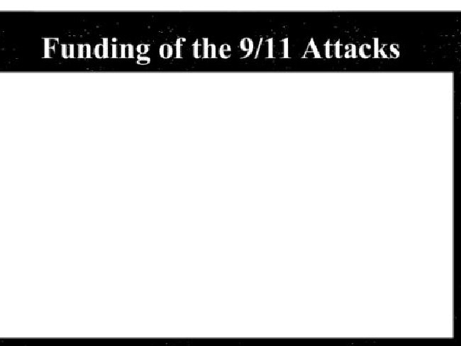 Funding of 9/11 attacks - FBI report