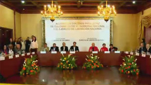 In March 2016 the Colombian government and the ELN met in Caracas, Venezuela, announce the launch of official peace talks in May 2016. 