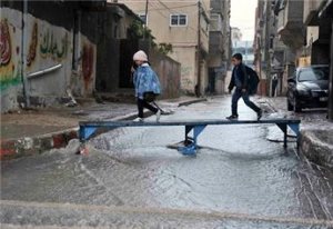 Gaza_Palestine_Flooding_UNWR_Shareef Sarhan