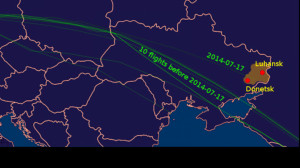 Source: screenshot images from FlightAware.com - In the days up to the downing, MH17 flew progressively closer to the disputed Donbas region - some say foul play may have been involved, other speculate that the crisis in Crimea may have informed the change of flight path. No one will ever really know without full transparency. 