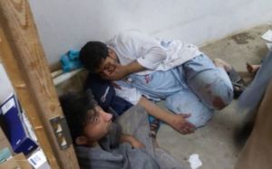 MSF trauma clinic in Kunduz during the 2015 U.S. air raid.