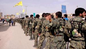 YPG fighters during SDF operations (archives)