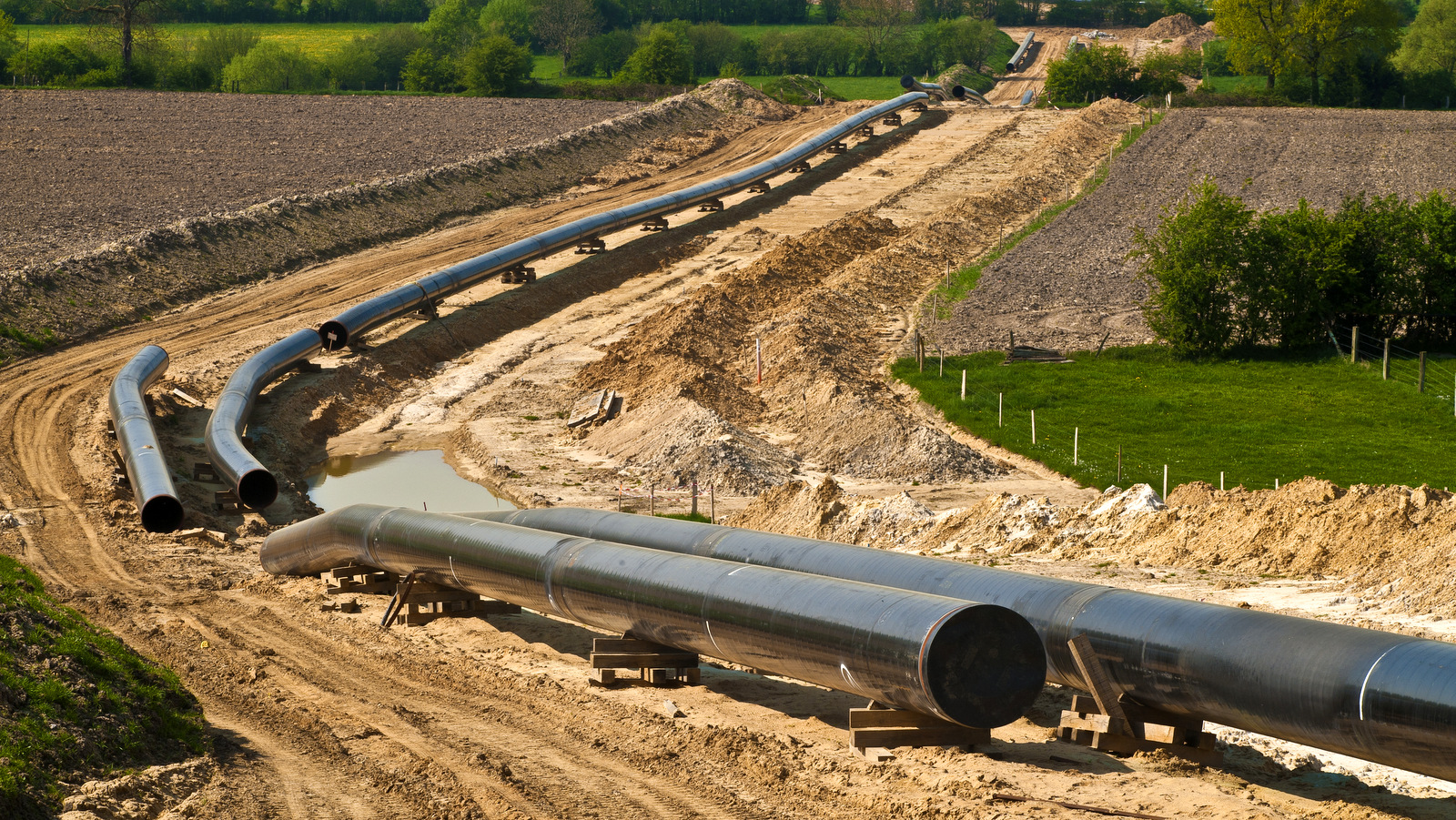 Once completed, the 303-mile Mountain Valley pipeline will transport natural gas from northwestern West Virginia to southern Virginia.