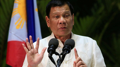 Philippine President Rodrigo Duterte © Romeo Ranoco