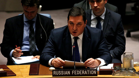 Russian Deputy Ambassador to the United Nations Vladimir Safronkov © Mike Segar