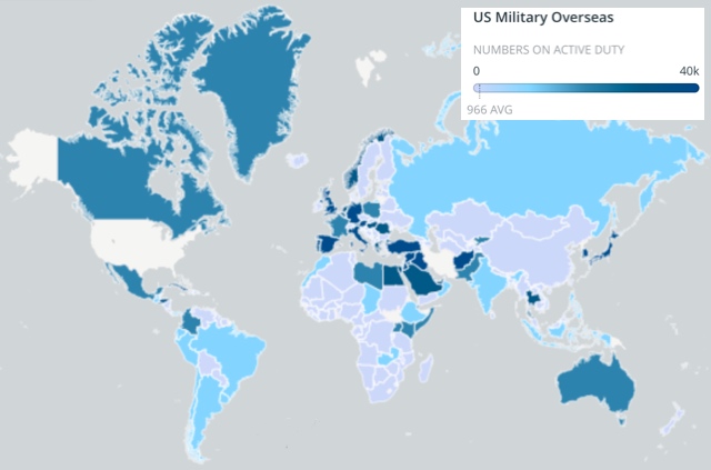 US military overseas map