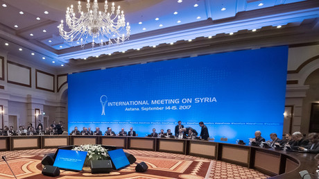 Meeting of the joint group on Syrian settlement at the international talks in Astana.
© Sputnik