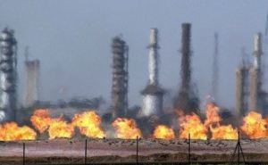 Baba Gurgur oil field Iraq (archives)