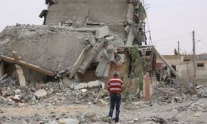 Destroyed home in Tabqa near Raqqa. Photo courtesy UNICEF / Souleiman