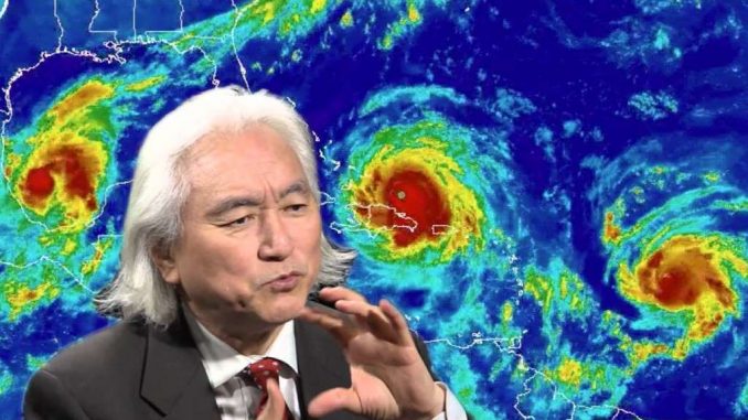 Leading scientist Michio Kaku told CBS news that recent hurricanes in the US are manmade, created by HAARP