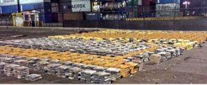 Major drug bust in Colombia 2017 - This patch of cocaine was ready to be shipped to Spain. 