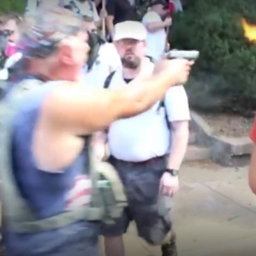 [WATCH] New Video Just Surfaced Of Police Standing By While Neo-Nazi Shoots At Charlottesville Protesters