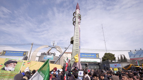 FILE PHOTO: Iranian-made Emad missile in Tehran February 11, 2016 © Raheb Homavandi