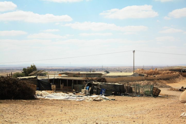 Wadi an-Na’am, an unregistered Bedouin encampment outside Be’er Sheva, Israel (Photo: Aniqa Raihan)