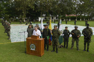 President Juan manuel Santos and security forces "delivering the goods" after Colombia's biggest drug bust ever.