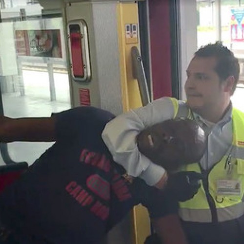 Black Man Brutally Pulled Out Of Train By Inspectors In Munich (Video)